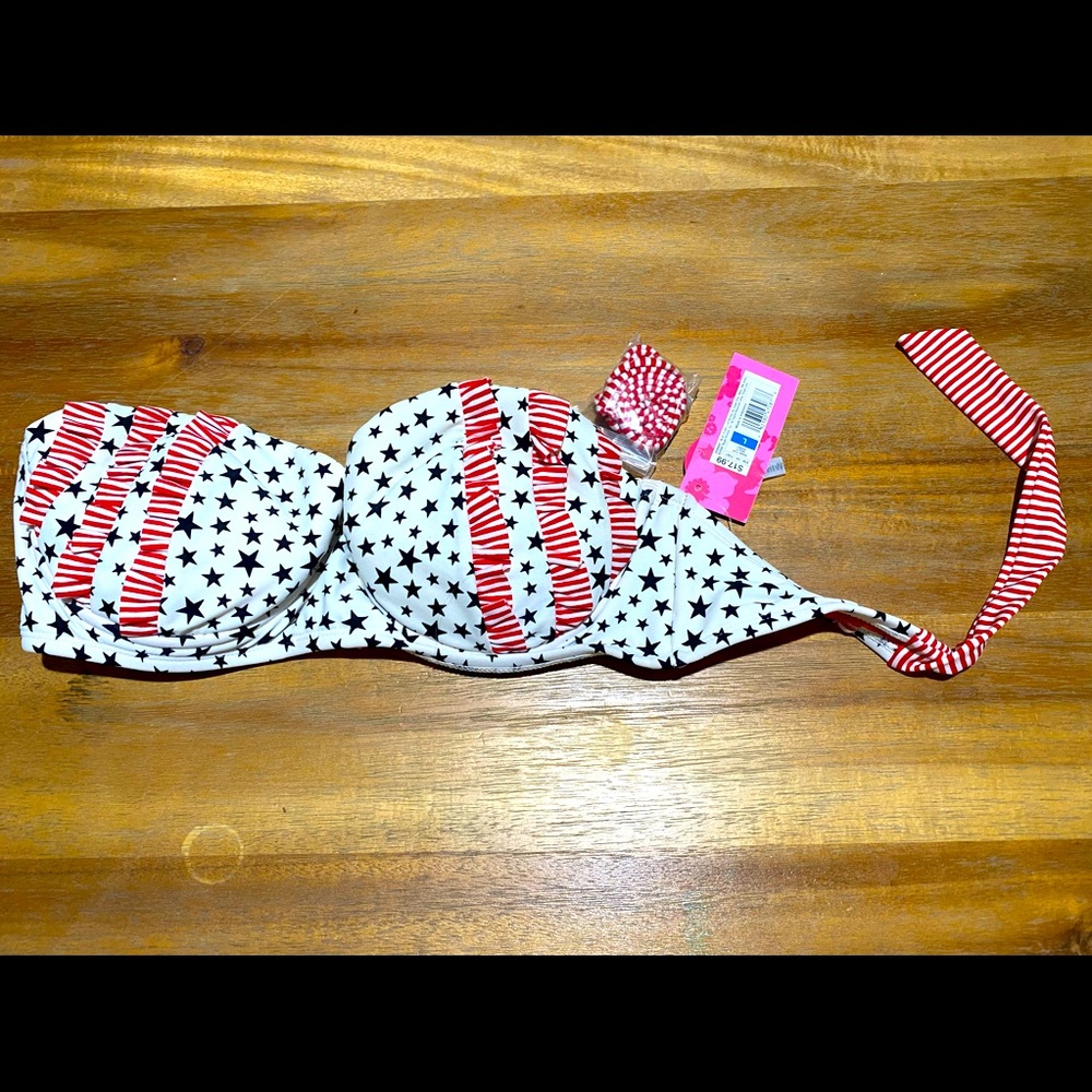 Swim Top 4th of July, Patriotic Retro